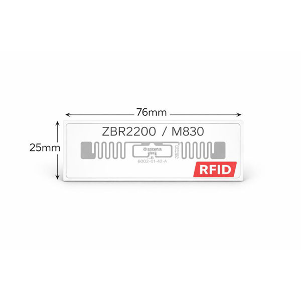 Picture of Zebra RFID 4000 Labels 76x25mm Thermal Transfer Permanent